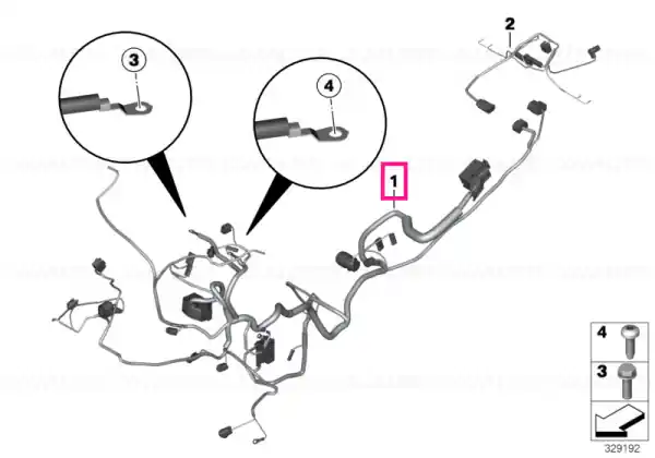 Ofertă specială Main wiring harness - BMW Motorrad