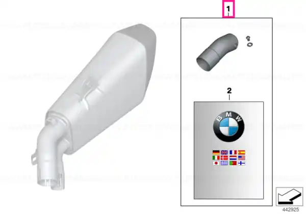 Set, silencer insert - BMW Motorrad Preț promoțional