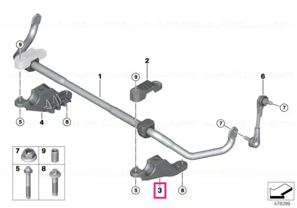 Cel mai vândut Stabilizer support - BMW