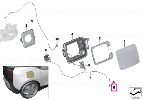 Button, emergency operation - BMW Reducere extra