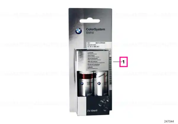 Cumpără acum Touch-up set in Nürburgsilber met. matt 2X12ML (M33) - BMW Motorrad