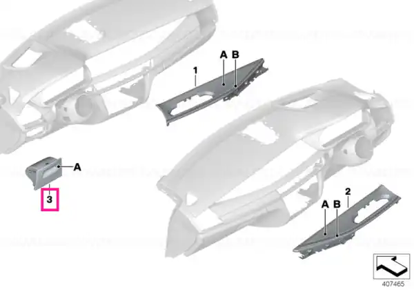 Mai ieftin Hinged compartment INDIVIDUAL - BMW