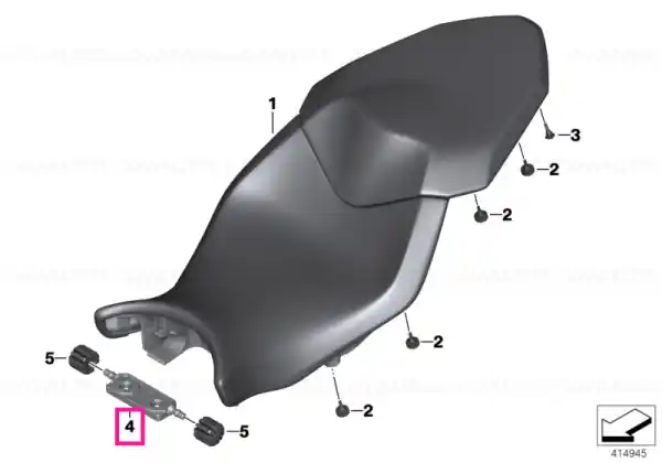 Reducere extra Adjustment plate, saddle - BMW Motorrad