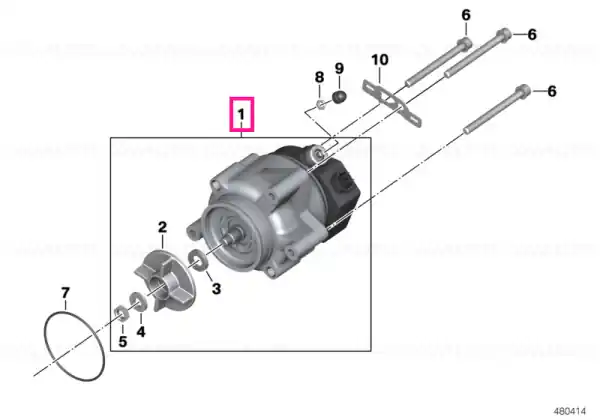 Alternator 55A BOSCH - BMW Motorrad Preț mic