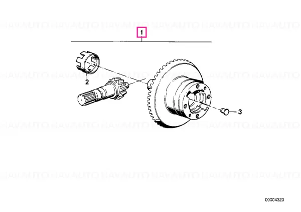 Preț mic Crowngear set I=37:11=3,36 - BMW