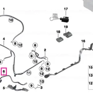 Wiring harness, electr. a/c compressor - BMW Comandă acum