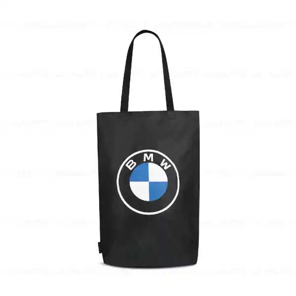 Cumpărături sigure Geanta shopper BMW, neagra, poliester 100% - BMW